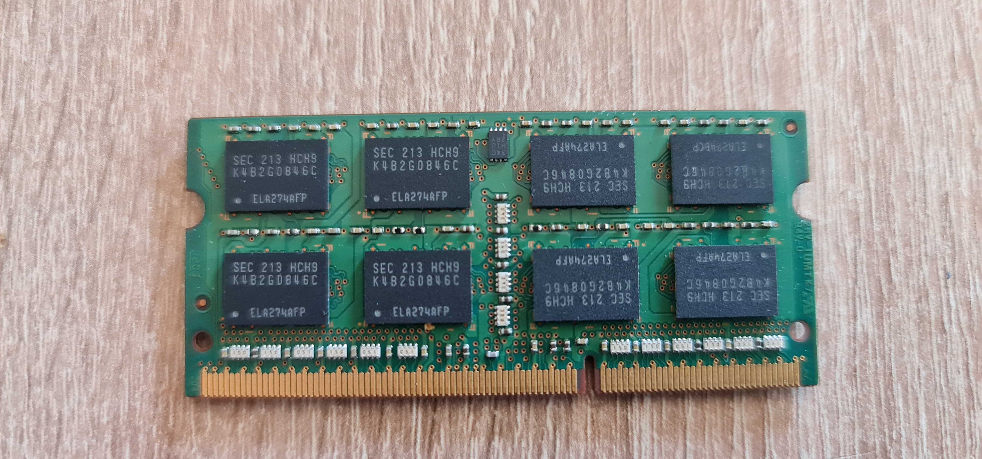 Pamięć Samsung Ram DDR 3 do laptopa 4 GB - 2 sztuki