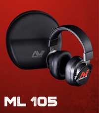 Słuchawki bezprzewodowe Minelab ML105 model wyzszy od ml85 xterra pro