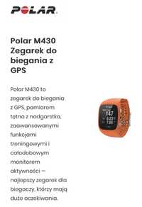 POLAR M430 zegarek do biegania sportowy