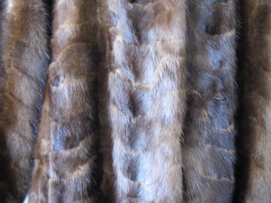 Casaco em Vison médio evasé