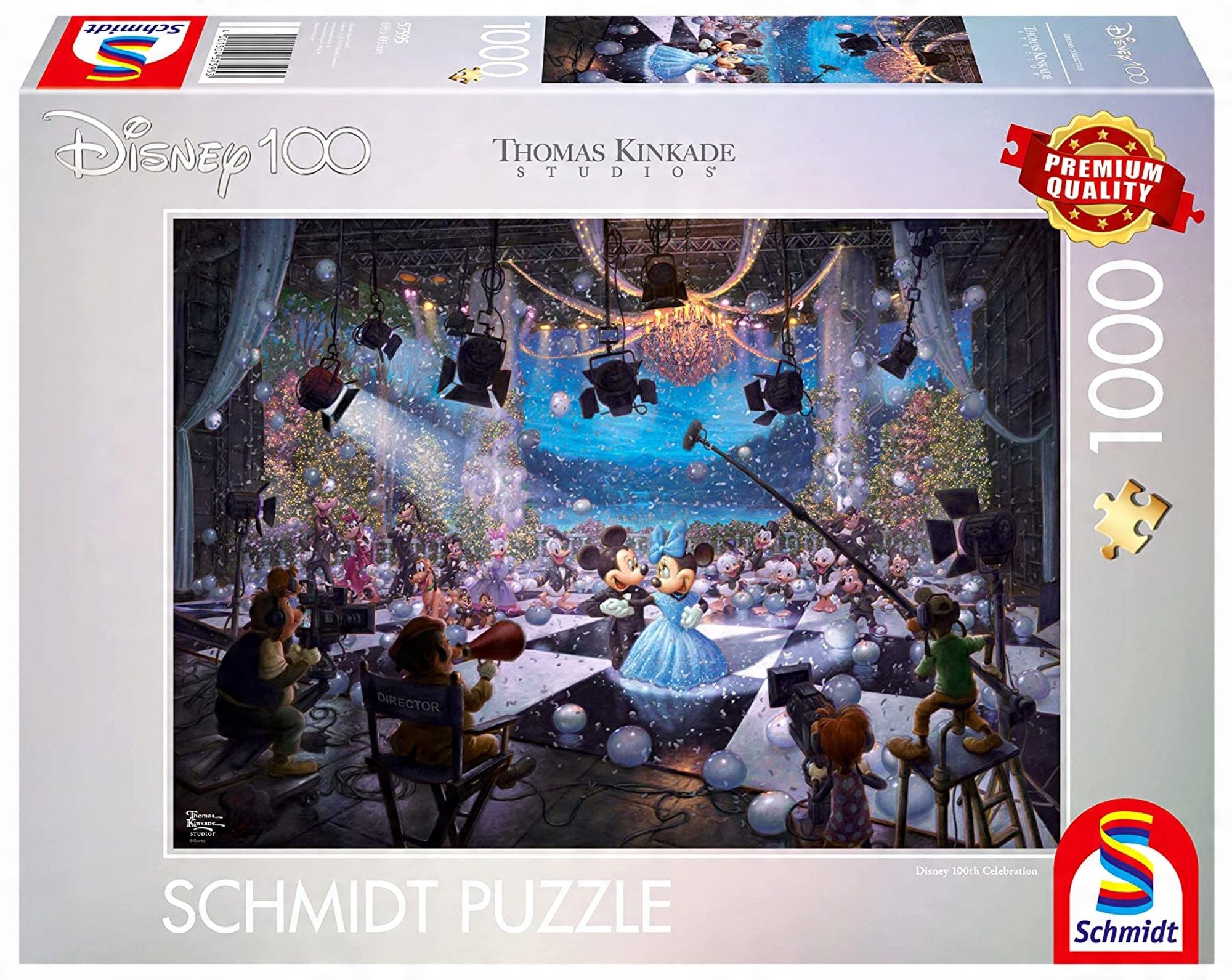 puzzle 1000 pq t. kinkade 100 lat disneya jubileuszowy taniec  opis