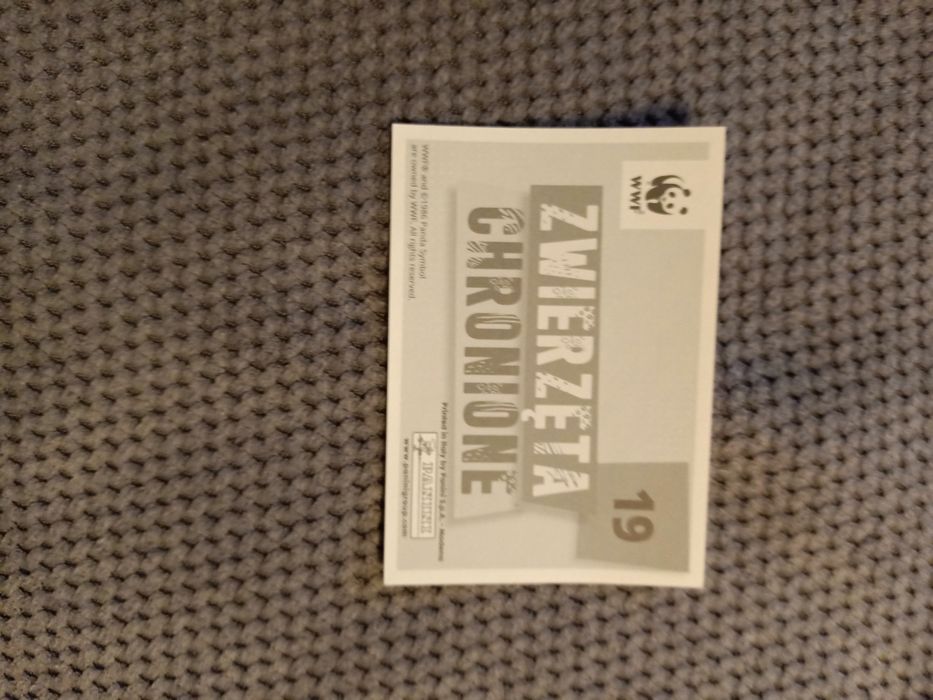 WWF panini zwierzęta