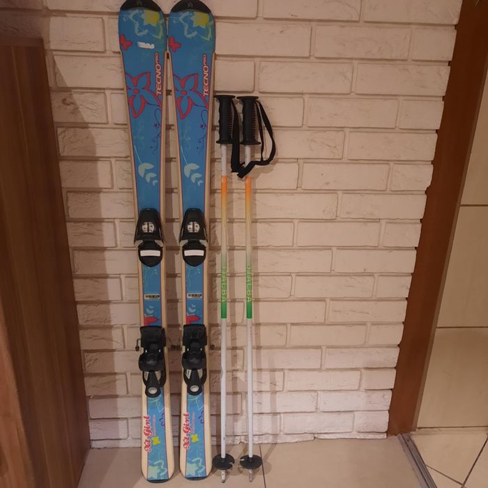 narty dzicieciece + kijki