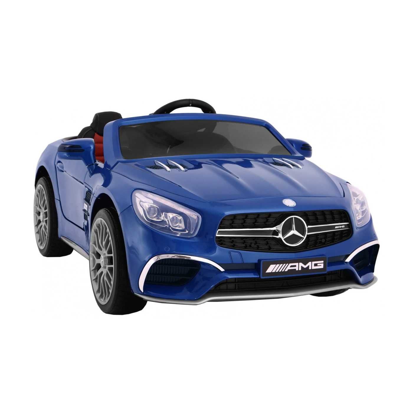 Mercedes AMG SL65 dla dzieci Lakier Niebieski Pilot MP3 LED
