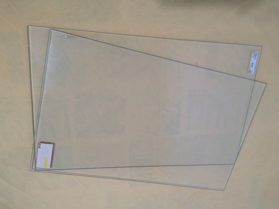 2 vidros ikea para prateleiras, estante, etc.