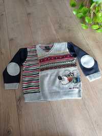 Sweter zimowy na 110 cm NEXT (chłopiec 4-5 lat)
