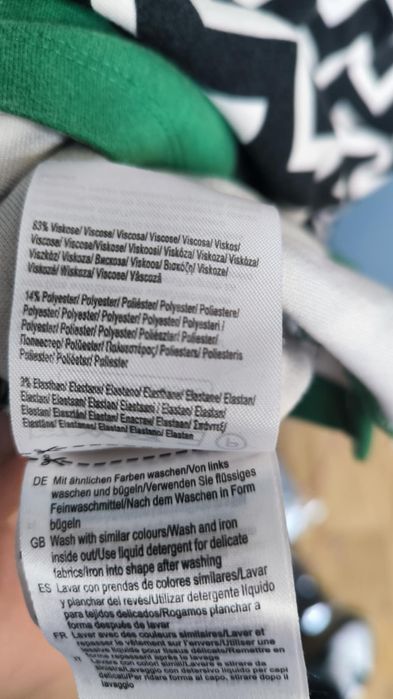 Street One Koszulka na Długi Rękaw Damska Wygodna Czarno Biała Roz 36