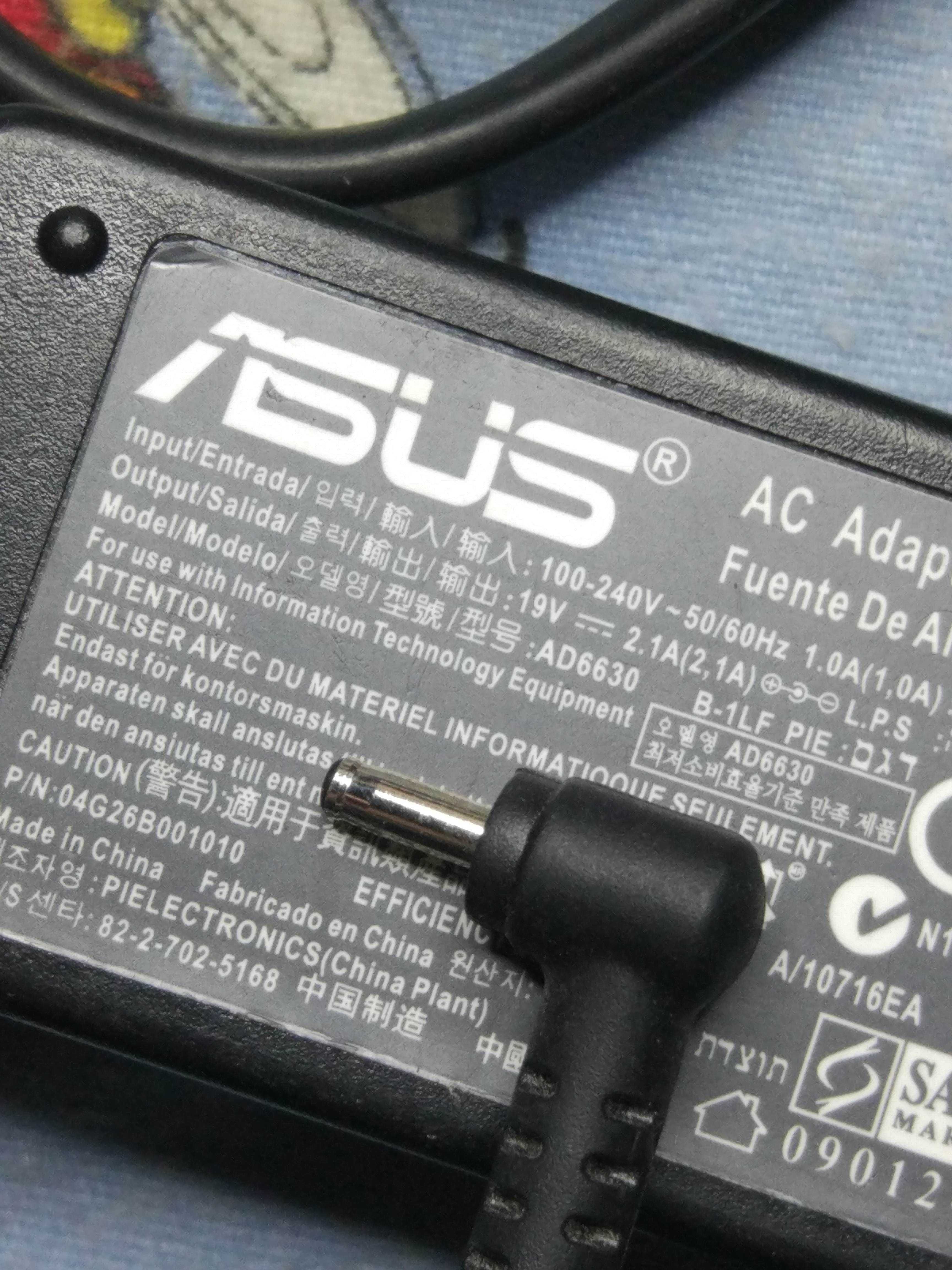 Блок питания зарядное для ноутбука нетбука ASUS 19V 2.1A (2.5mm)