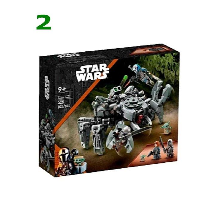 Конструктор Лего аналог Звездные Войны: Шагоход, Танк-Паук Истребитель
