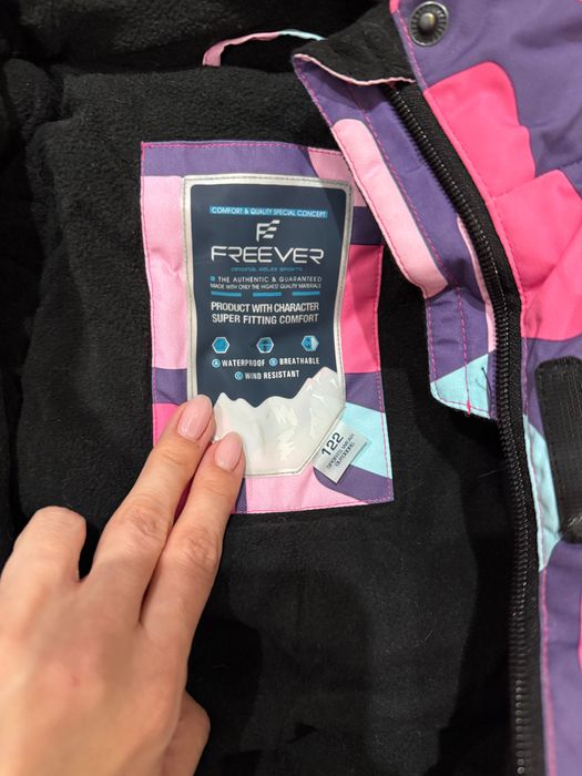 Гірськолижний комбінезон дитячий freever рожевий, 122 р