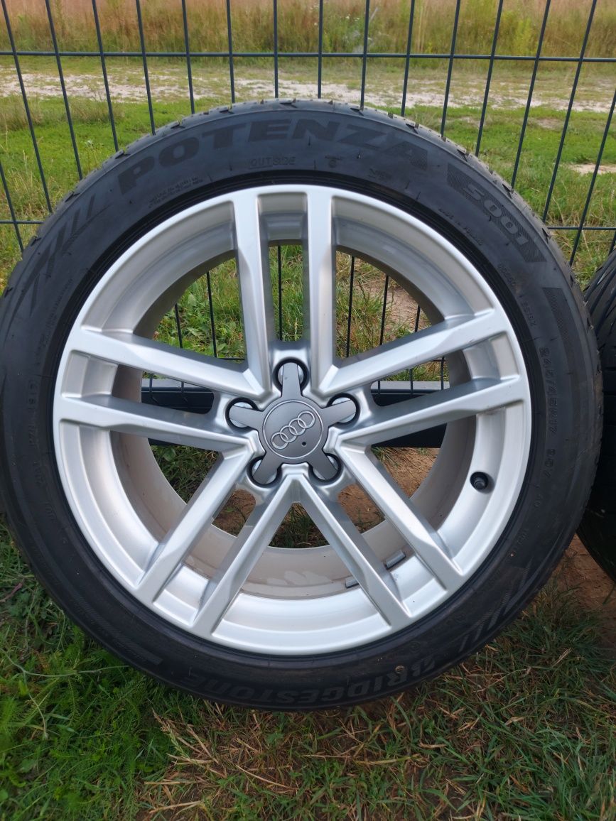 AUDI A3 A5 A6 TT FELGI LATO 17 cali 5x112 245/45/R17 Opony Koła felga