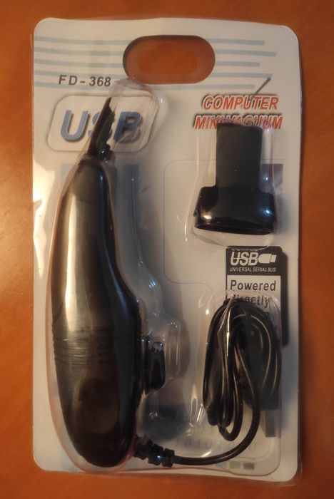 Aspirador portátil USB para o teclado