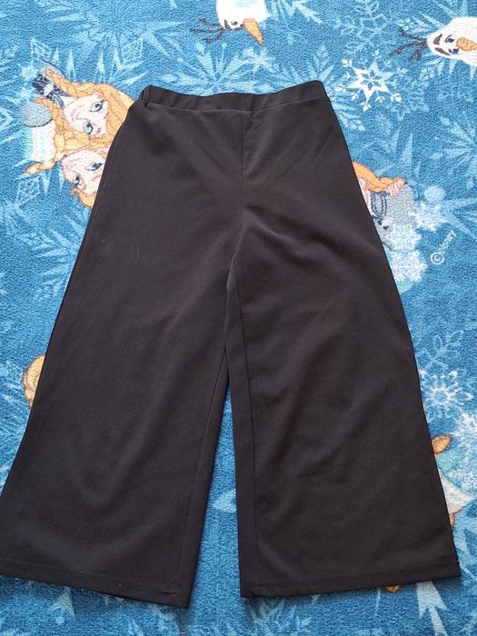 Czarne eleganckie spodnie shein
