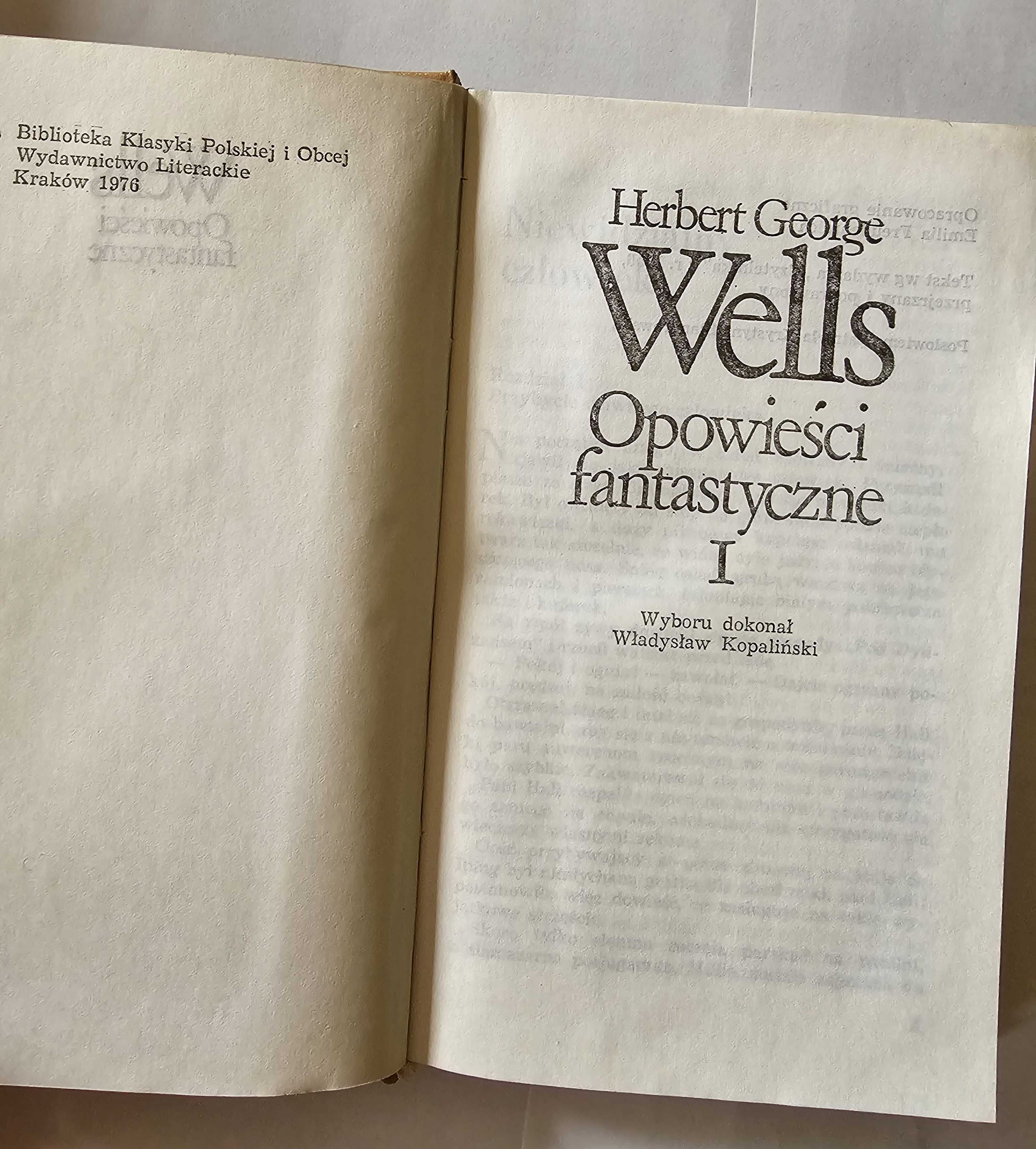 Herbert George Wells - Opowieści fantastyczne 1976