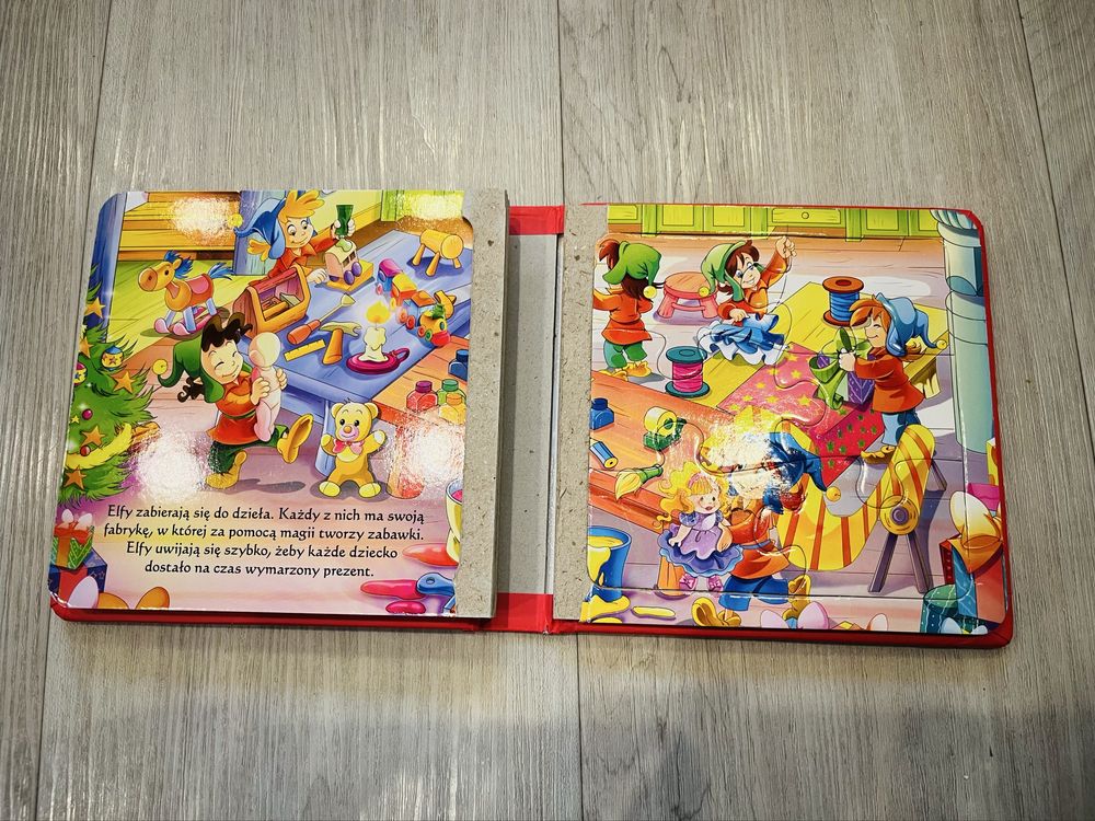 Magiczne Święta książka z puzzlami 6 układanek