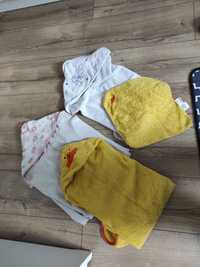 Ręcznik z kapturkiem Canpol baby zestaw 3 sztuk unisex bawełna