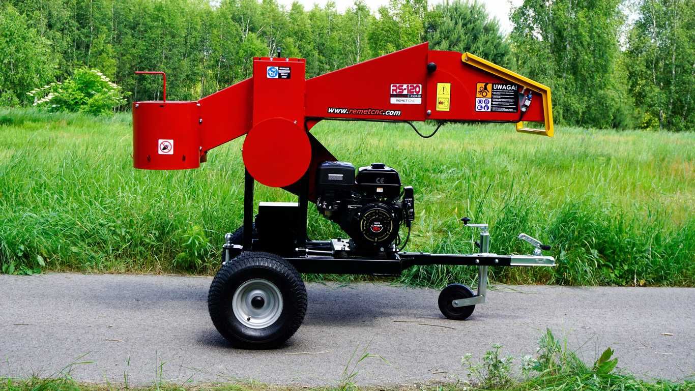 Rębak spalinowy REMET R-120 === cena brutto 9799==  do ogrodu sadu