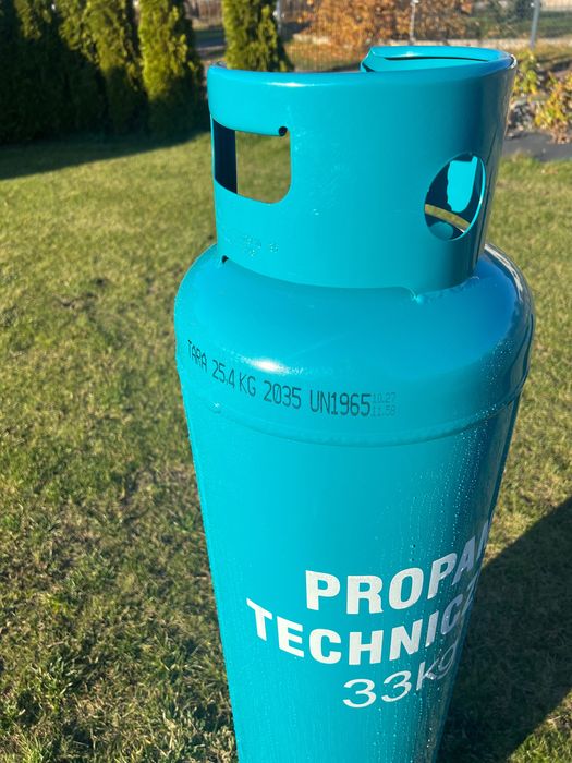 Butla gazowa 33 kg propan NOWA pełna zaplombowana