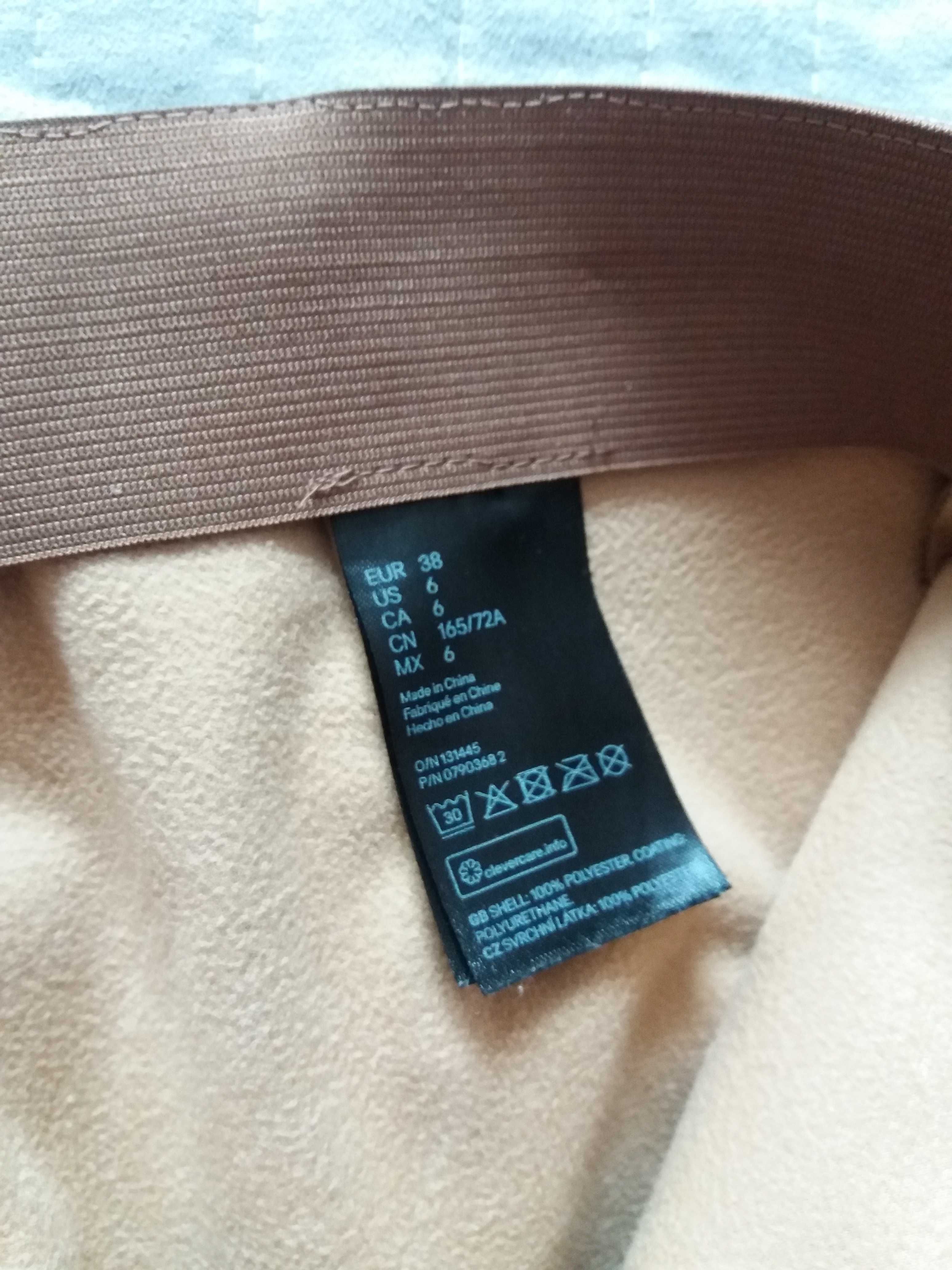 Spodnie z ekoskóry H&M rozm. M
