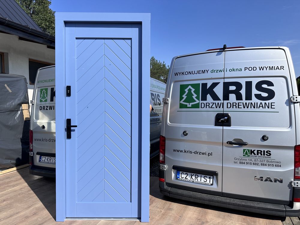 Drzwi zewnętrzne drewniane NIETYPOWE900OfertNa Wymiar 110x250 C.POLSKA