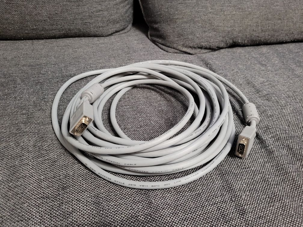 TANIO!! Kabel VGA 10 metrów