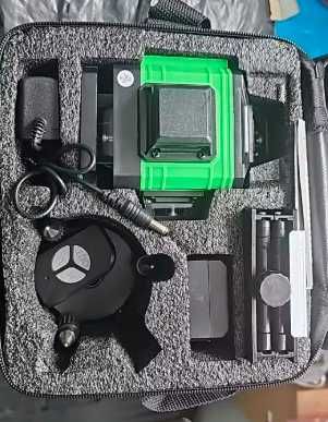 Poziomica Laserowa 4D 16 linii Green 360° Samopoziomująca