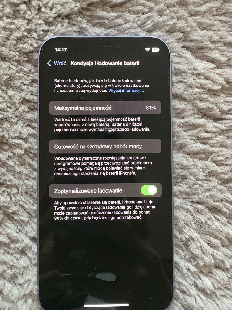 Iphone 12 fioletowy