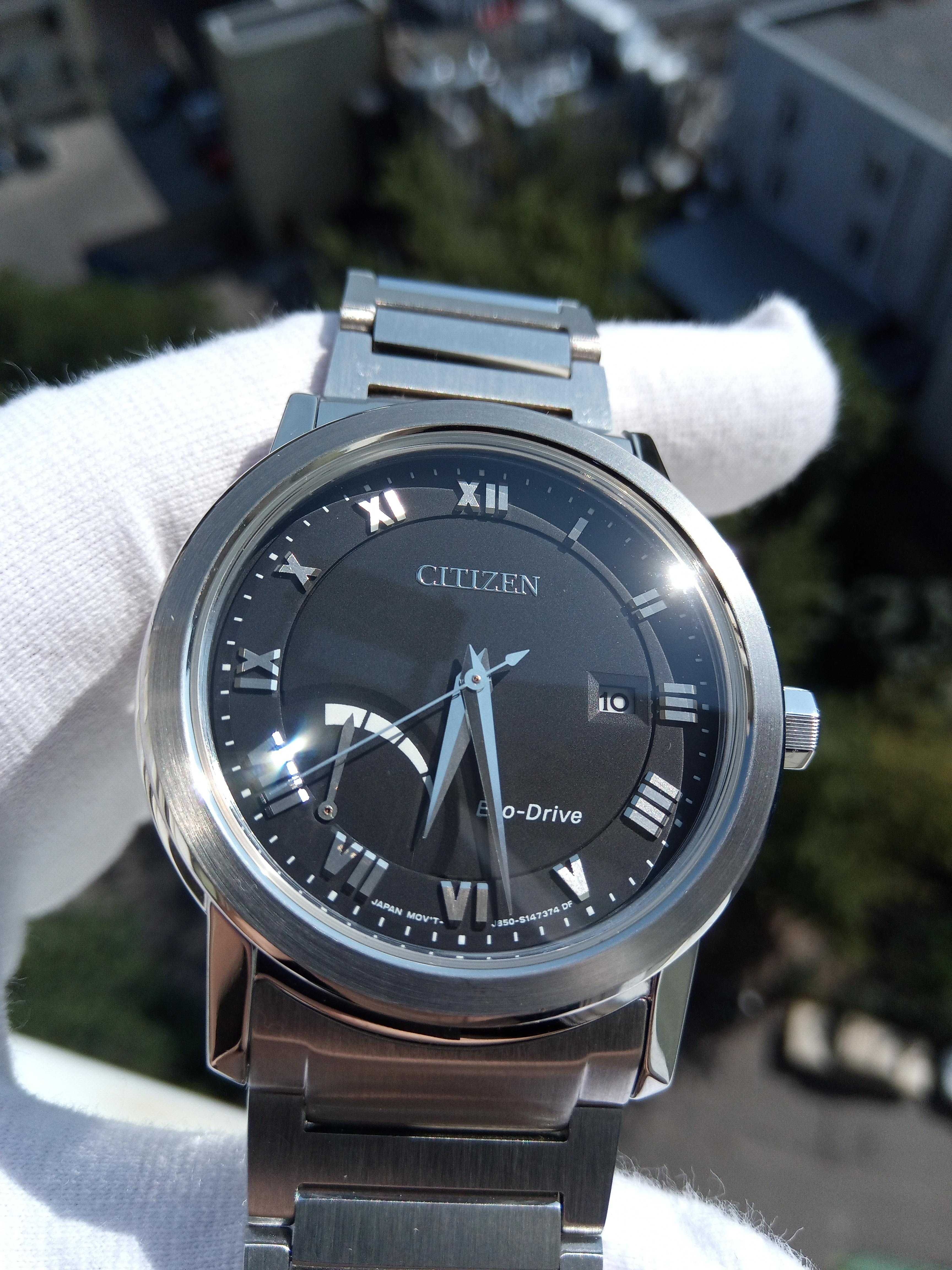 Японские мужские часы Citizen Eco-Drive AW7020-51E, солнечная батарея