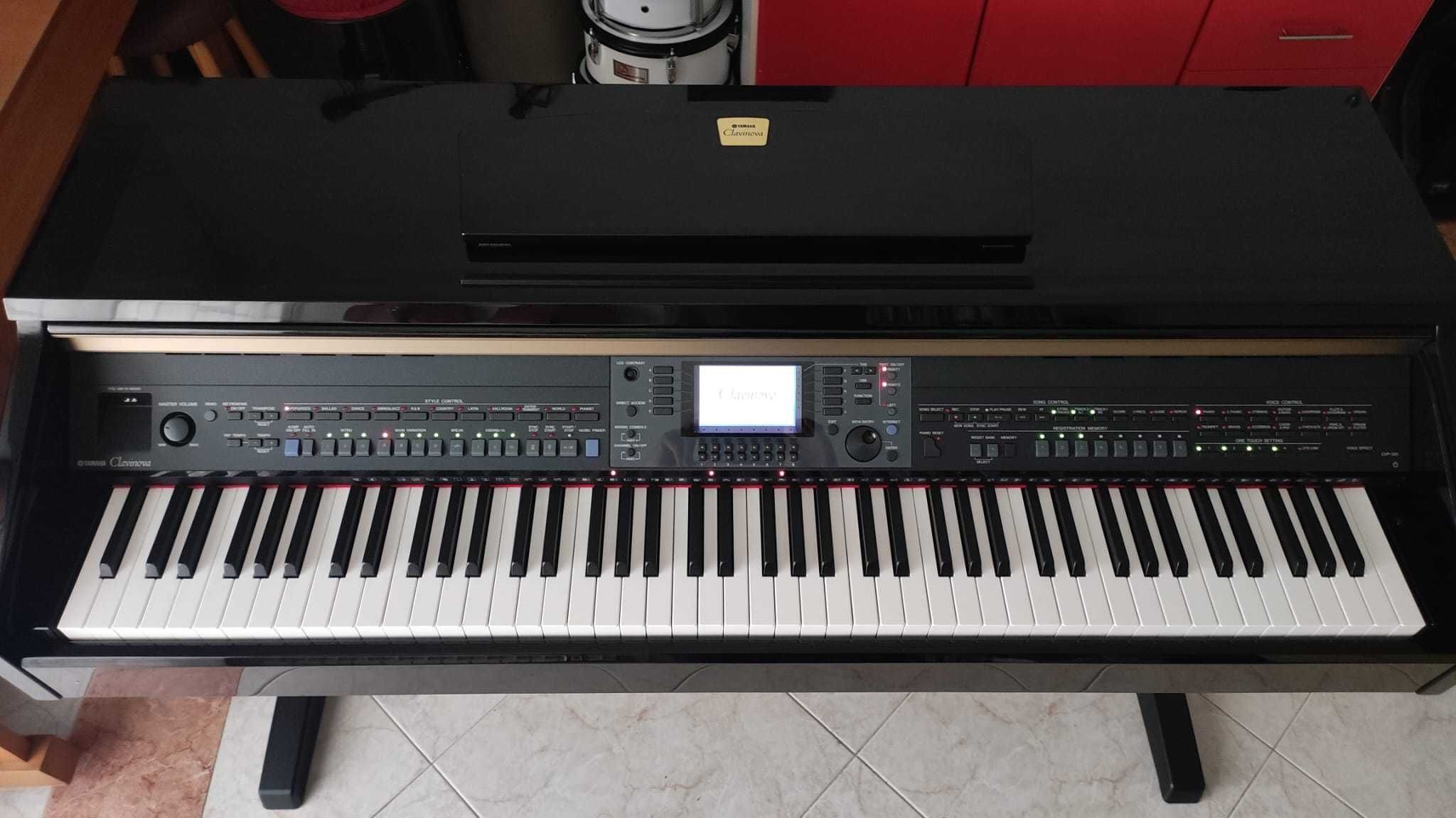 Piano Digital Yamaha Clavinova CVP Polished Ebony
