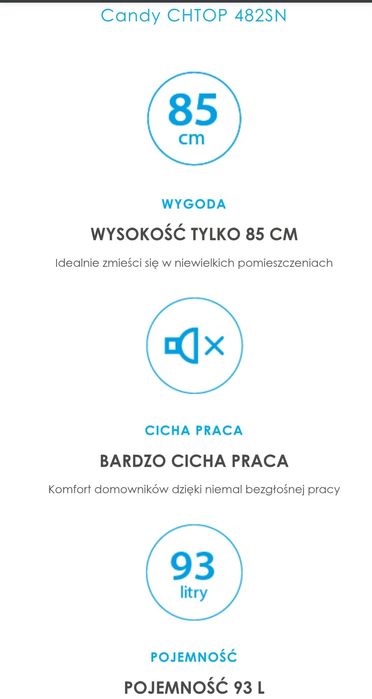 Candy lodówka 93 litry