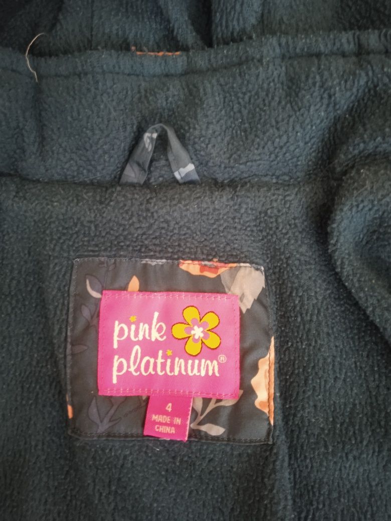 Куртка Pink Platinum зимова тепла 104 110 116 демісезонна весна осінь