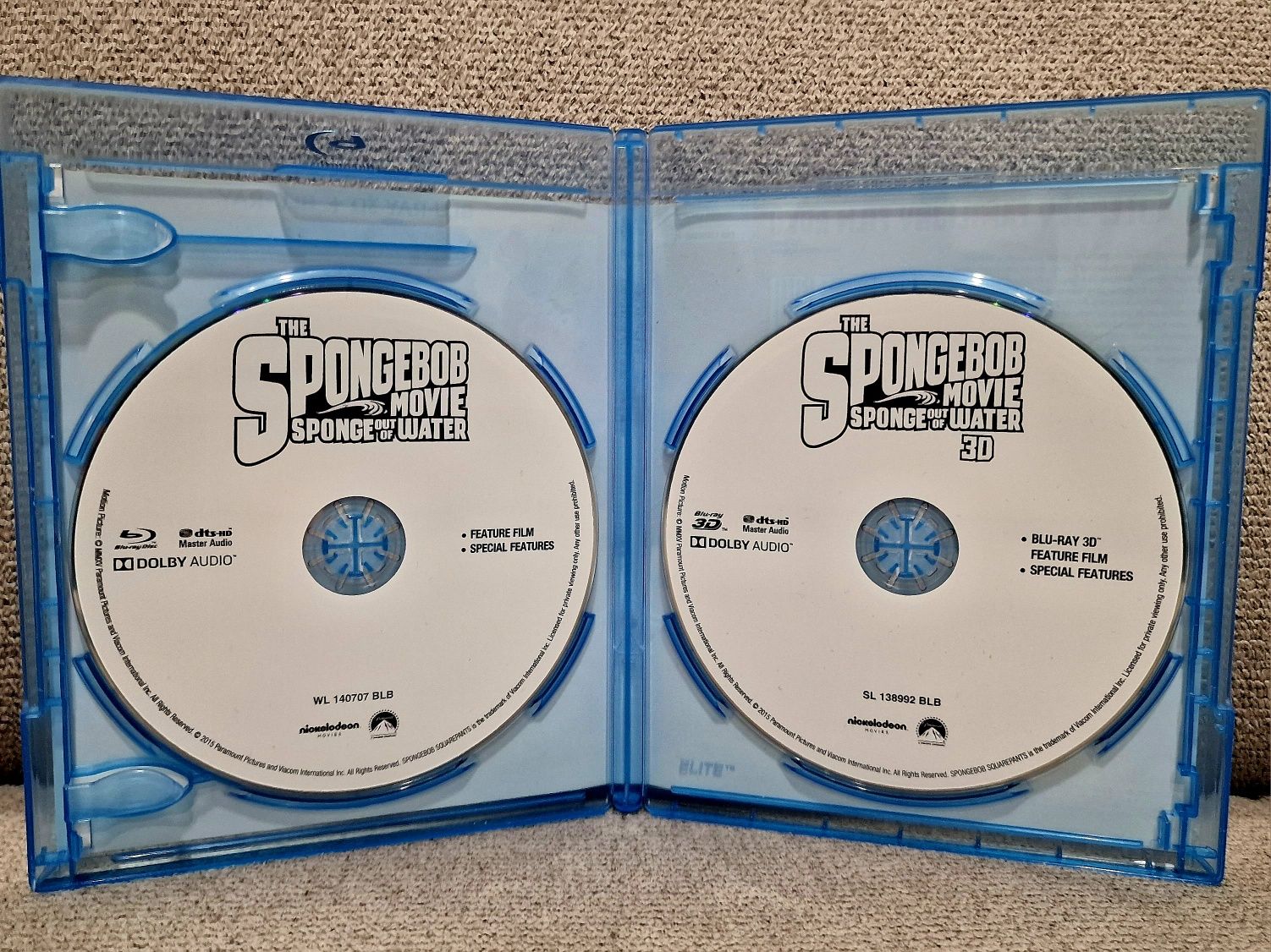 Spongebob na suchym lądzie PL na blu-ray [2d + 3d]