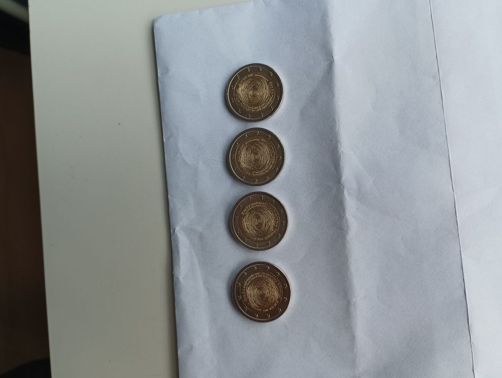 Lote Moedas 2€ dos 50 anos 25 abril