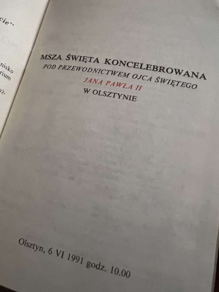 Liturgia Jana Pawła II w Olsztynie