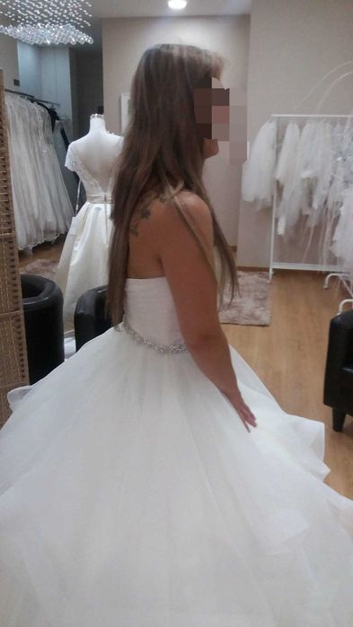 Vestido de noiva + véu +sapatos