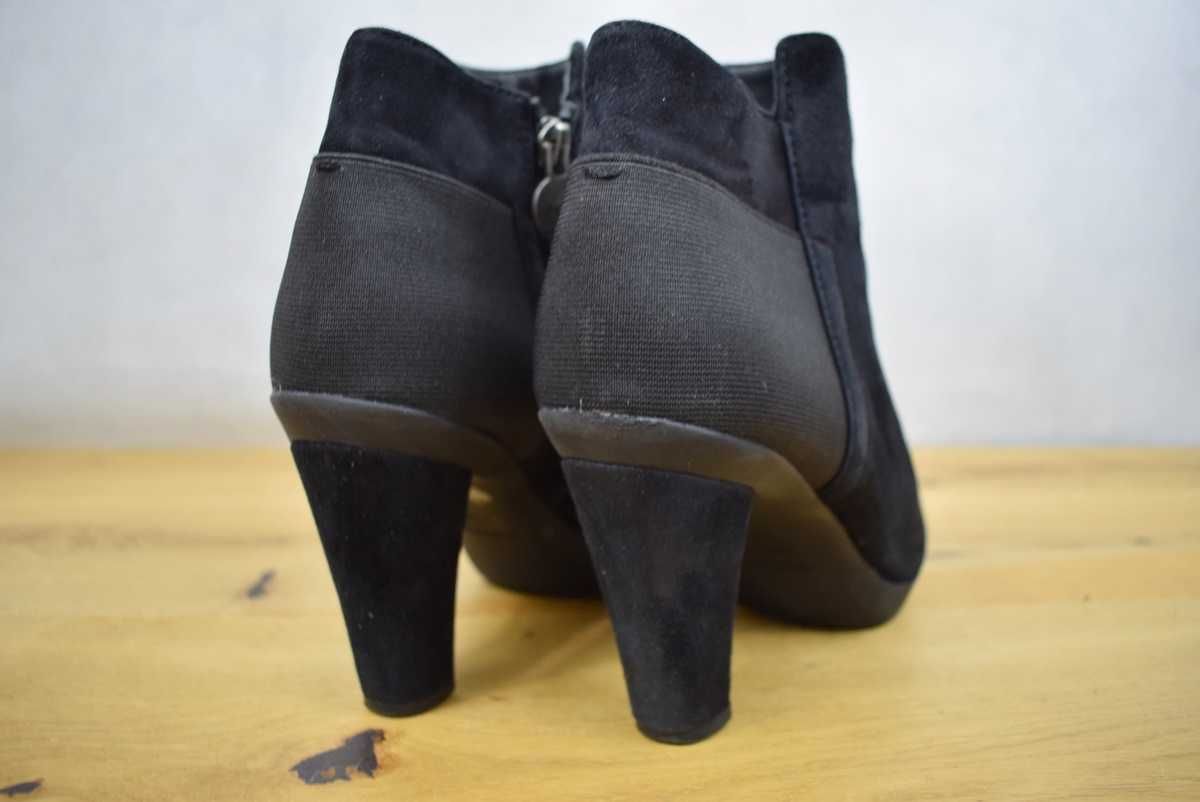 Geox Respira, Boots, botki skóra naturalna (39)