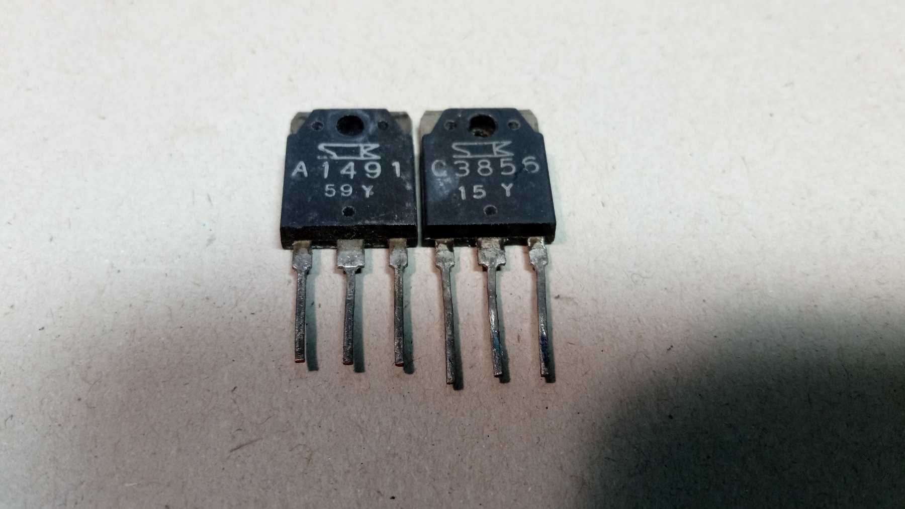 Біполярні транзистори 2SA1491 2SC3855, оригінал, б.в.