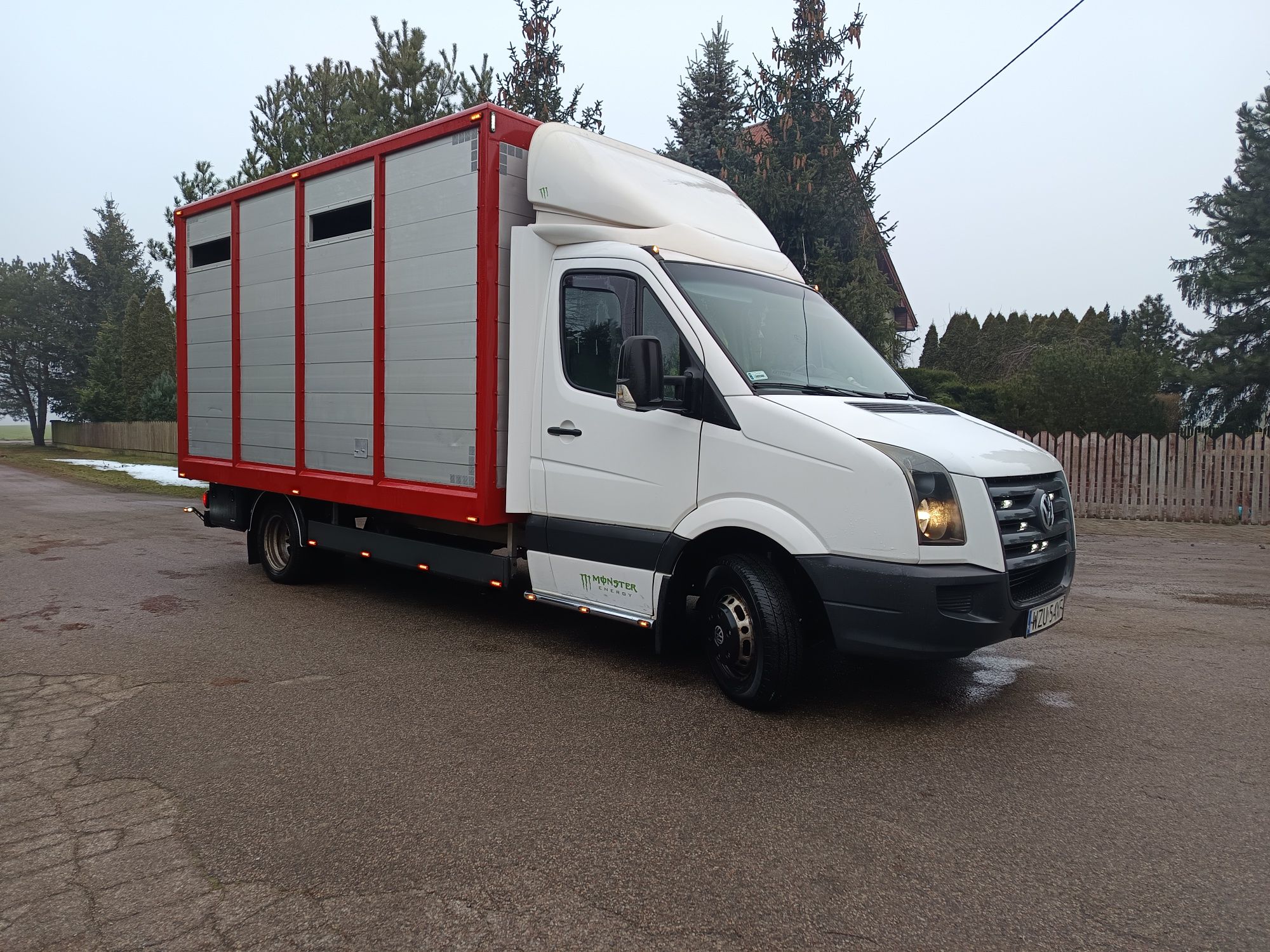 Do Bydła Żywca Zwierząt VW Crafter 2.5 TDI