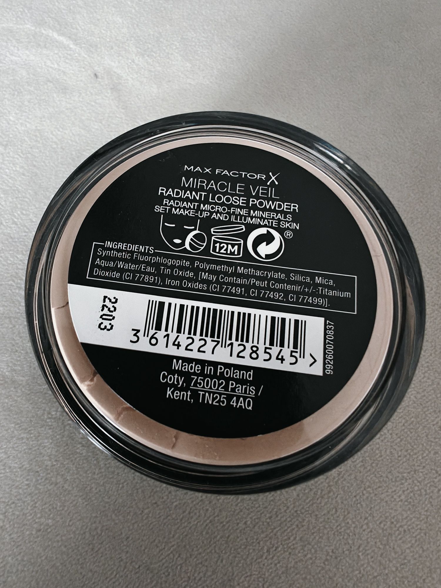 Max Factor Miracle Veil rozświetlający puder sypki translucent