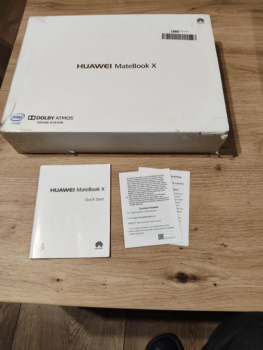 Huawei MateBook X 13" i7-7500U/8GB/512 Złoty SSD/Win11