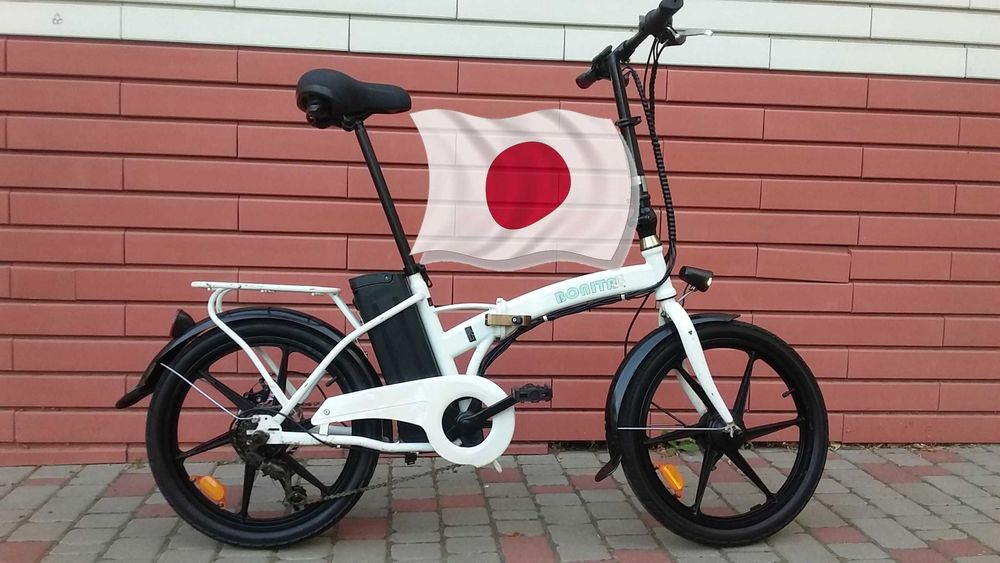 Электроскутер складной стальной из Японии BONITA 36v 250w 20 колеса.