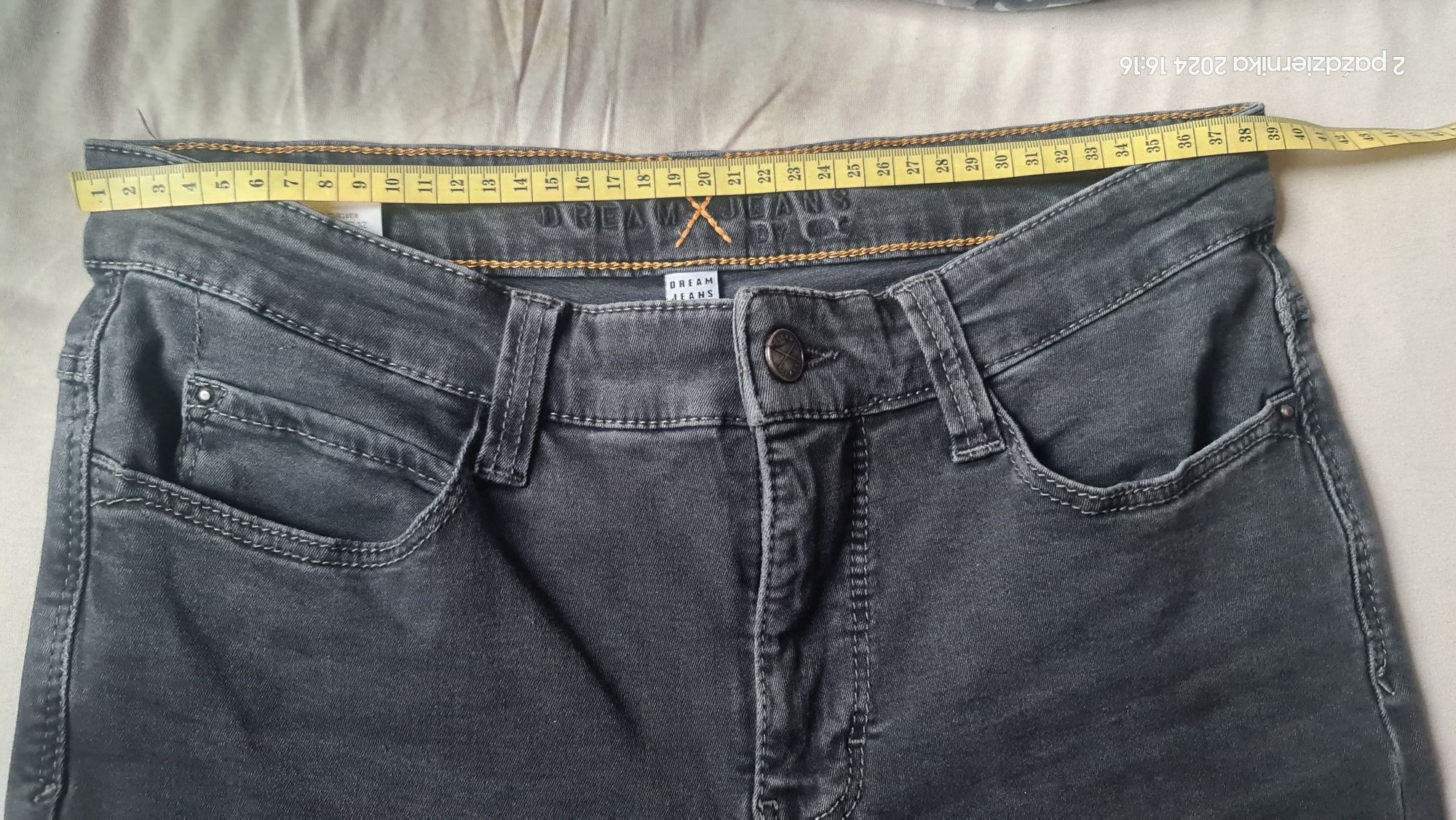 Dżinsy damskie MAC JEANS 38/32 model Dream Prosta nogawka Denim