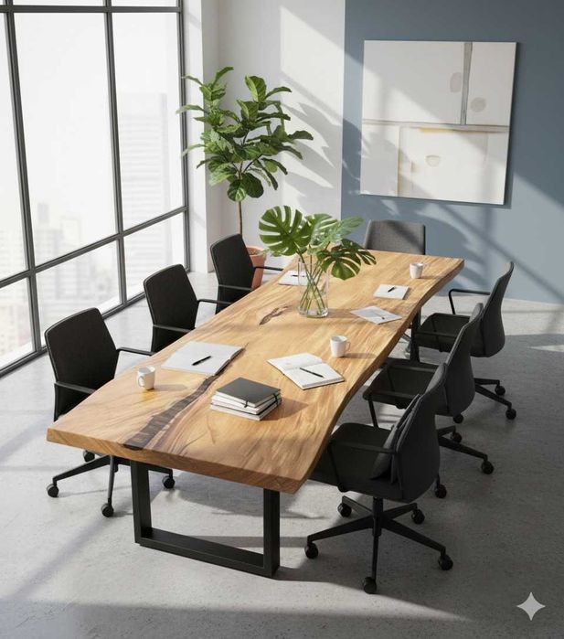 Stół drewniany monolit Suar unikat 300cm