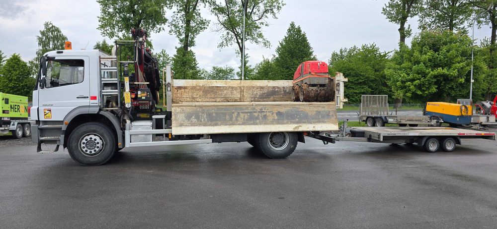 Mercedes Axor HDS pilot FassiF135 Hydroburta Kiper Wywrotka Klapodrzwi