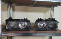 BMW E36 Lampy HELLA Soczewka NOWE Rarytas Igła Reflektory 100% sprawne