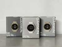 Годинник Garmin Epix Pro (Gen 2) Standard  42 mm Silver w. White Band