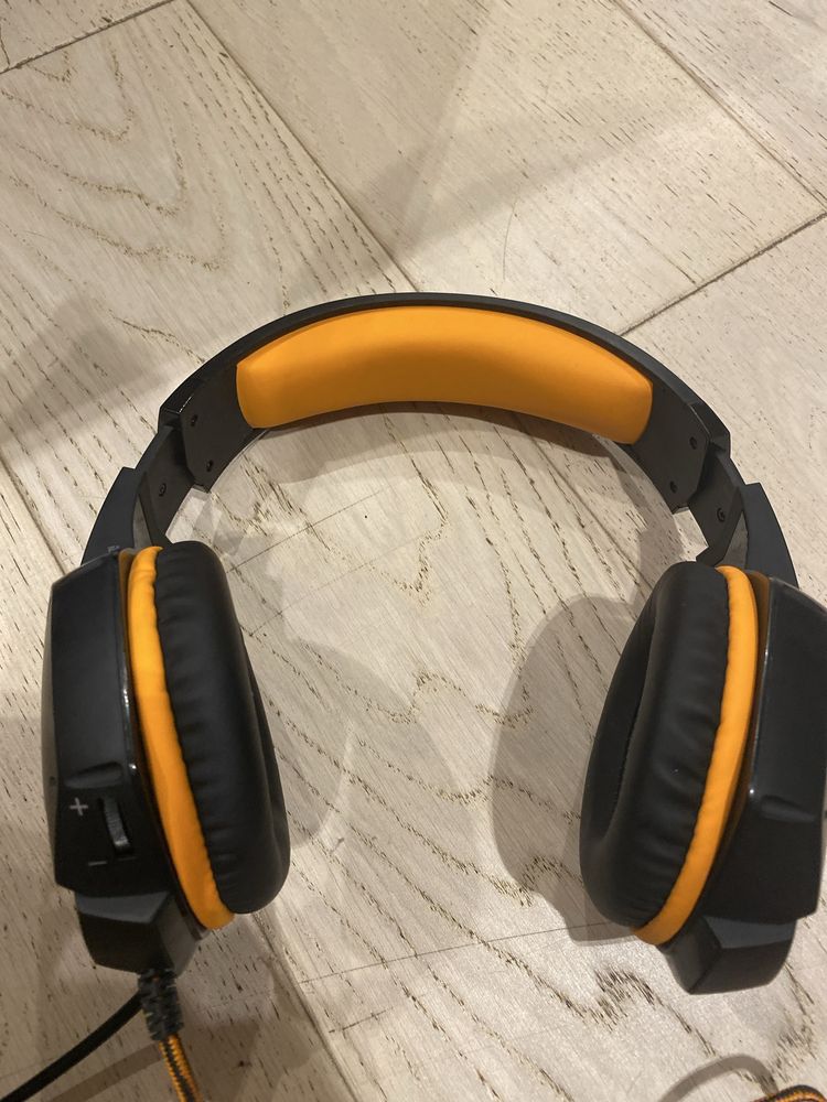 Гарнітура REAL EL GDX-7700 Black-Orange