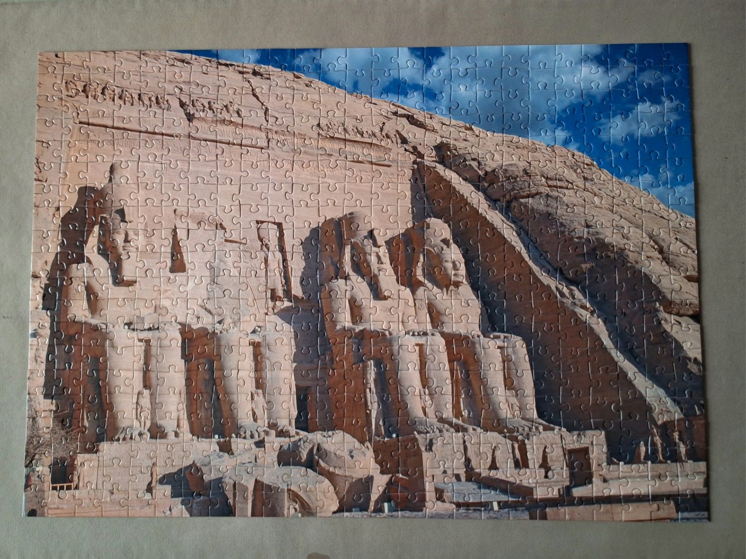 Puzzle kompletne 500 elementów, Egipt - Abu Simbel