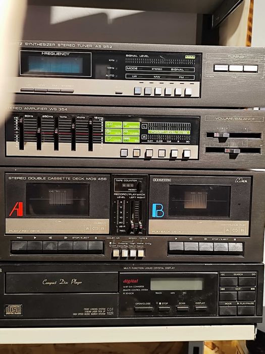 mini wieża Unitra Diora 4 elementy