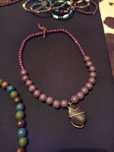colares & Pulseiras de contas de madeira
